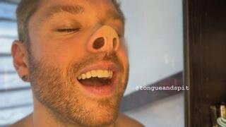Mick Nose Against Glass Part14 Video1 - MP4