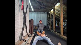 Obsessed gym trainer - JOI and facesitting in leggings