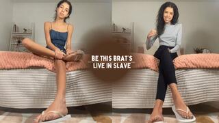 Be This Brat's Live In Slave: CBT, BBI, Cuckolding, CEI Feat Aria Nicole 4K