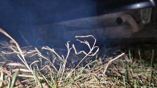 EXTREMELY HARD REVVING AT NIGHT IN WHITE SOCKS WITH A SMOKY EXHAUST