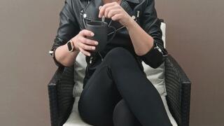 A hot outfit and chainsmoking