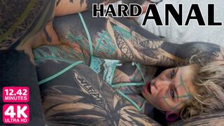 Tattoo girl ANUSKATZZ get fucked balls deep in her ass