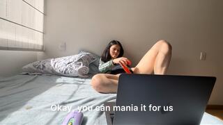 Videollamada caliente de dos lesbianas