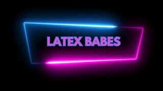 Latex ass worship with Mistress and her sexy slave!