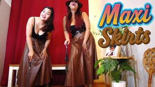 Maxi skirts Domination Reina Leather Gala00
