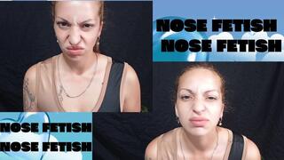 I wrinkle my nose and sniff my lip Personalized video