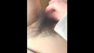 I come with my fingersRealistic masturbation of hairy Japanese amateursSubjective video [Selfy].