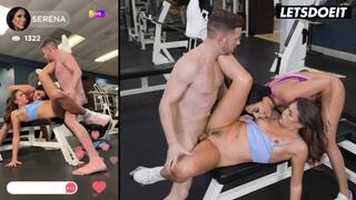 Gym Sluts Seduce Skinny Guy Into Dirty Threesome - HORNY HOSTEL