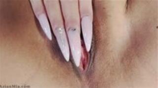 CLOSE-UP Pussy and Ass Spreading