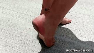 Bare Foot Stroll with Dazey 720p MP4