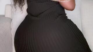 Ebony submissive sees your hard work motivational apprentice strip tease