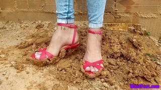 High Heels Meet Mud - HD MP4