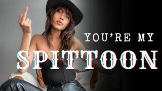 You’re my spittoon