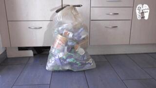 Trash bag crushing 58