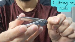 Cutting my nails