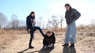 SARAH and VICTORIA - Nice to meet you, my new bitch! (HD)