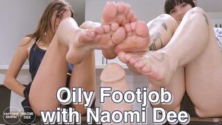 Two Cuties Give You an Oily Footjob featuring Naomi Dee