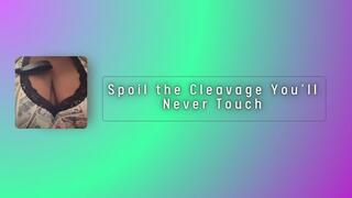 Spoil the Cleavage You’ll Never Touch