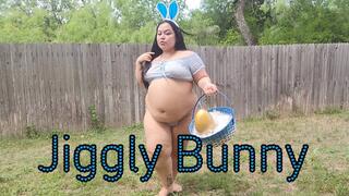 BBW Bunny's Body Jiggles as she Frolics