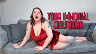 Your Immortal Girlfriend - Your Girlfriend Sydney Screams Confesses They're a Vampire and Gives You the Chance for Eternal Life - Vampire, Biting, Fangs, GFE, Transformation - HD 1080 MP4