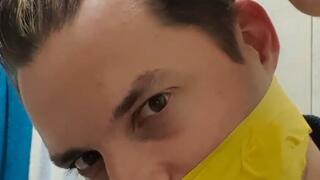 Combing my hair gagged!