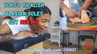 Blasian Yoko's Sensitive Soles Get Tickled
