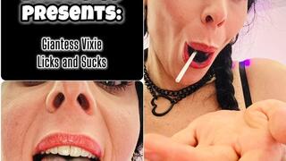 Giantess Vixie Licks and Sucks