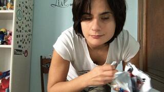 eating chocolate easter egg 2025