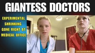 Giantess Doctors Shrink You and Eat You - POV Vore for Tiny Man - Medical Office - Doctor Fetish - Shrunken Man