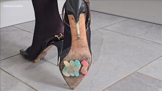 Crushing Sweets Stuck to the Soles of my Jimmy Choo Heels