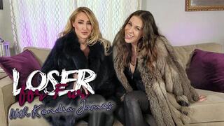 Loser for fur with Kendra James and Amiee Cambridge [4k]