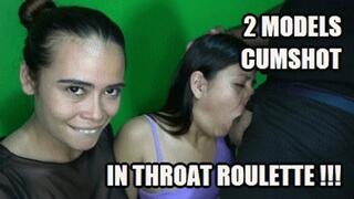 DEEP THROAT BLOWJOB 250419BD2 VIOLET + CANDY TWO MODELS ROULETTE COMPETITION FOR A THROATPIE WHILE SUCKING COCK + FREE SURPRISE SHOW