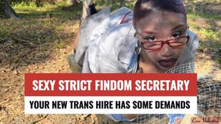 Boss's Perverted Fantasy: Sexy Secretary Trans Findom Ass Worship