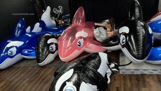 Cinthya Inflates Multiple HUGE Whales HD (1920x1080)