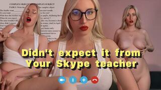 Your Skype Teacher Turned Out A Whore