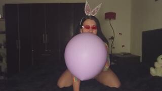 Huge balloon I play with it and then make it explode