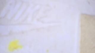 Crushed Under Her Pink Nike Yoga Shoes – With a Quick Inside Look