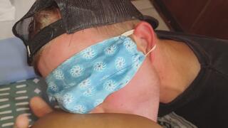 Cumshot on Bertha giant 44GG big tits Pov 4K