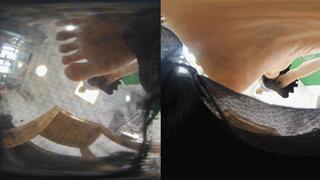 3DVR 180 degree MOMO dwarf wrapped socks inside for tuning