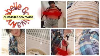 Princess Brown Eyes with The Huge Tits Public Toilet Bathroom Escapades