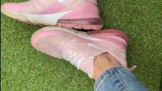 a soft toy has to suffer from cute dirty nike