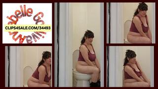 Big Booty Makes Ridiculously Amazing Organic Toilet Waste plus I Pee afterwards