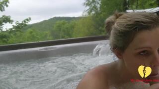 Getting A Blowjob With A Mountain View!