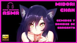 SOY TAN ASQUEROSA CON MI GARGANTA HAGO GEMIDOS / ASMR THROAT SOUND ADORABLE DIRTY MOAN