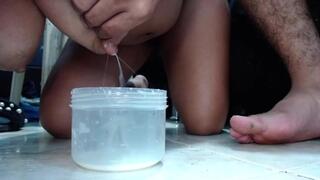 He milks her like cow with automilk 2