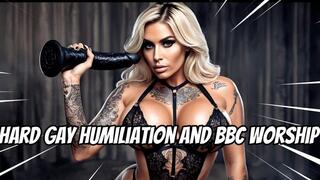 Hard gay humiliation and BBC worship 21 min