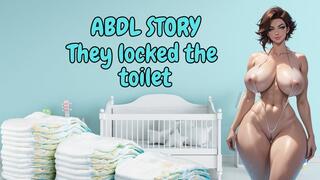 ABDL STORY They locked the toilet