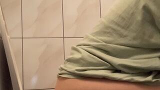 sweet falling hot pieces of brown chocolate