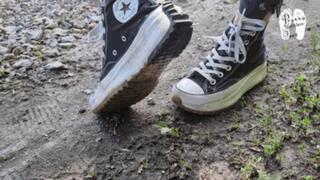 Last walk for her Sneakers