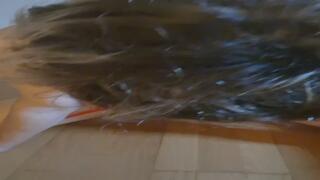 Dildo Training (Red Lingerie, with Face!)